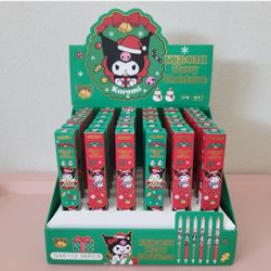 36 PCS Kuromi Blind Box Pens Christmas Theme Stocking Stuffers Favors (WHOLE BOX) Wholesale Resale 