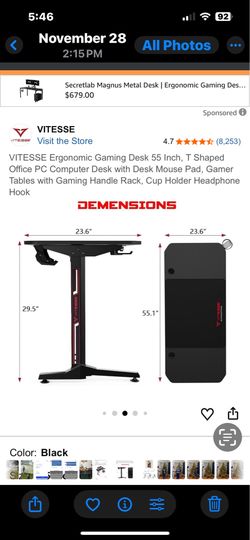 Gamer table