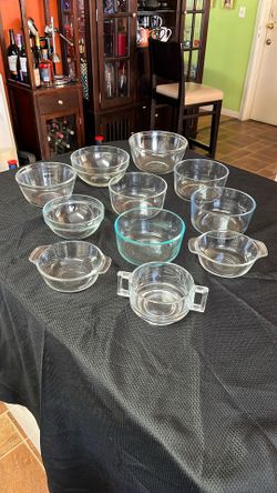 Mixing  Bowls & PYREX Round Bowls. 