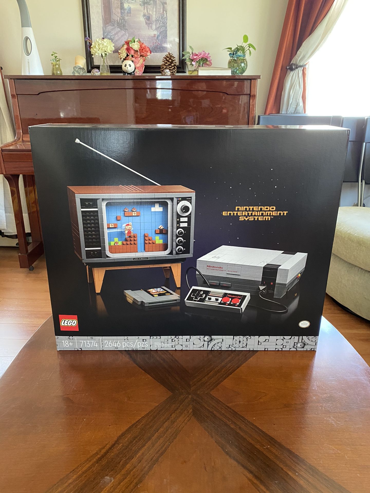 Lego Super Mario: Nintendo Entertainment System (71374) in hand no trade