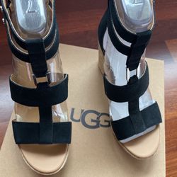 UGG Black  Koflax Platform Shoes 