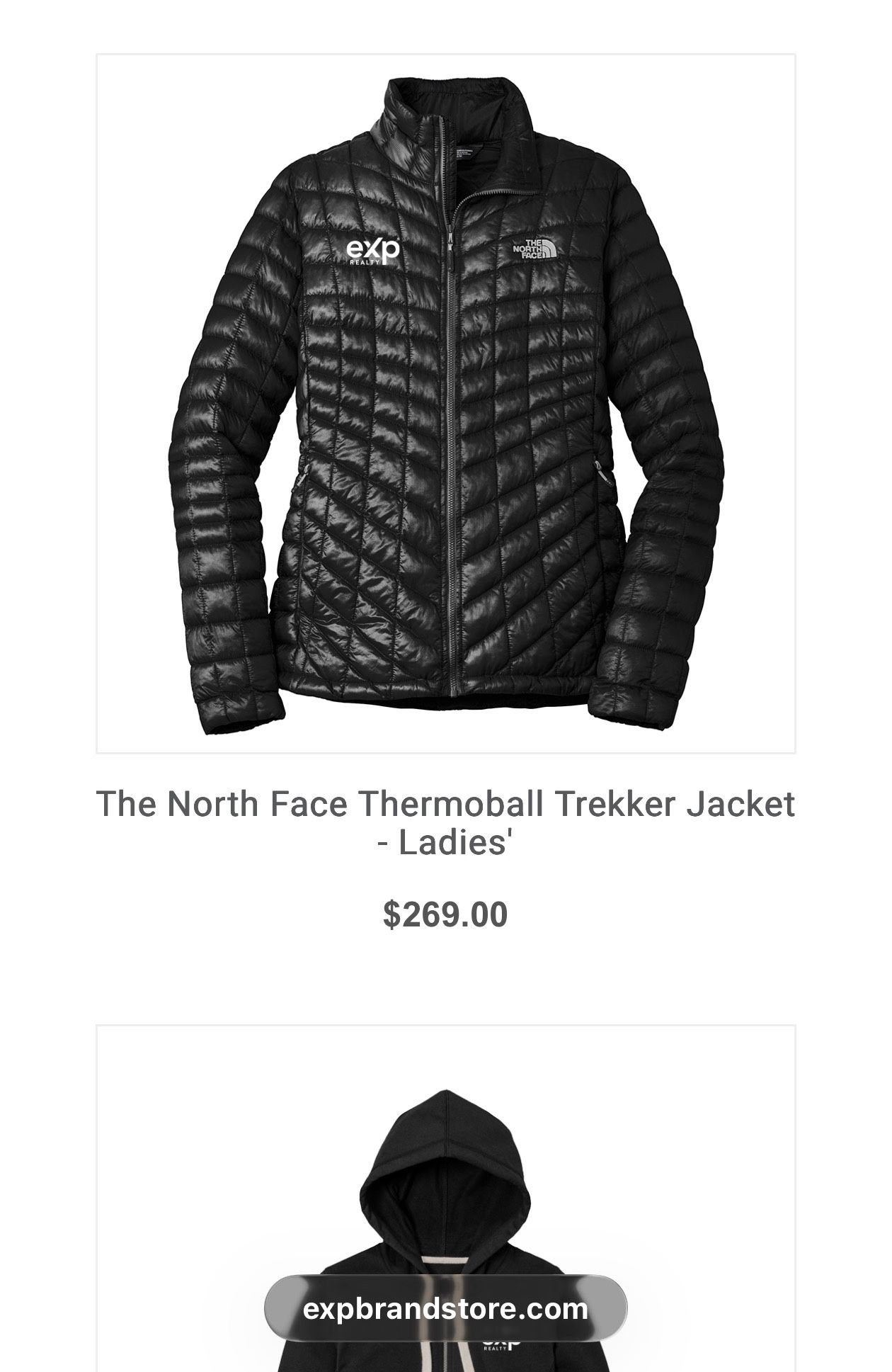 Women’s EXP REALTY Northface Coat