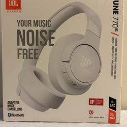 JBL Tune 770NC Over-ear NC headphones (white) New!