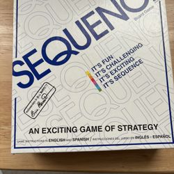 Sequence Board Game. Like New.
