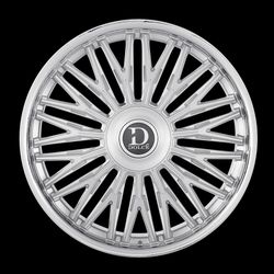 🔥 24X10 DOLCE LUSSO Silver Brush Face Ss Lip Wheels 🔥