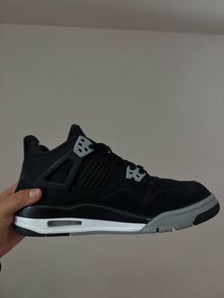 Jordan 4 Black Canvas