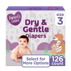 FREE!!! PARENTS CHOICE DIAPERS SIZE #3