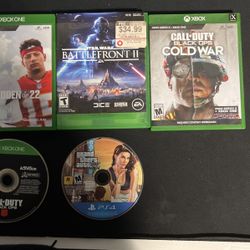 Xbox Games And 1 Ps4 Game