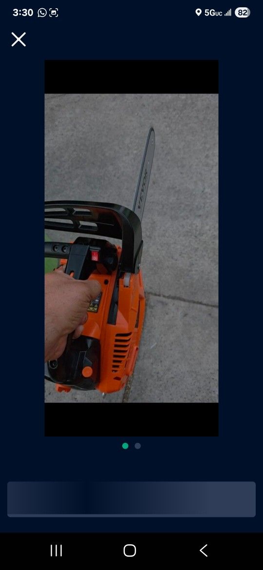 12 Inch Chain Saw, NEW.