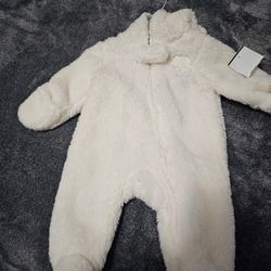 Unisex Fuzzy Teddy Bear Outfit