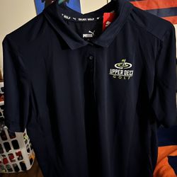 Puma Branded “Upper Deck Golf” Women’s Polo Size Large