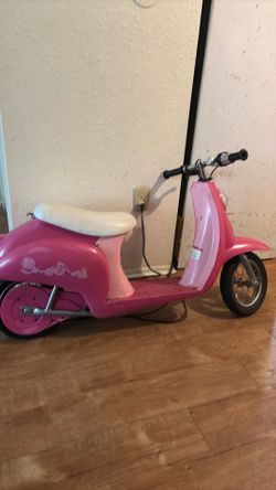 Pink motorcycle