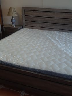 NEW in a box Eastern King bed frame