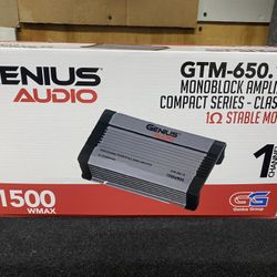 New Genius Audio 1500w Max Power Monoblock Car Bass Amplifier  $150 Each 