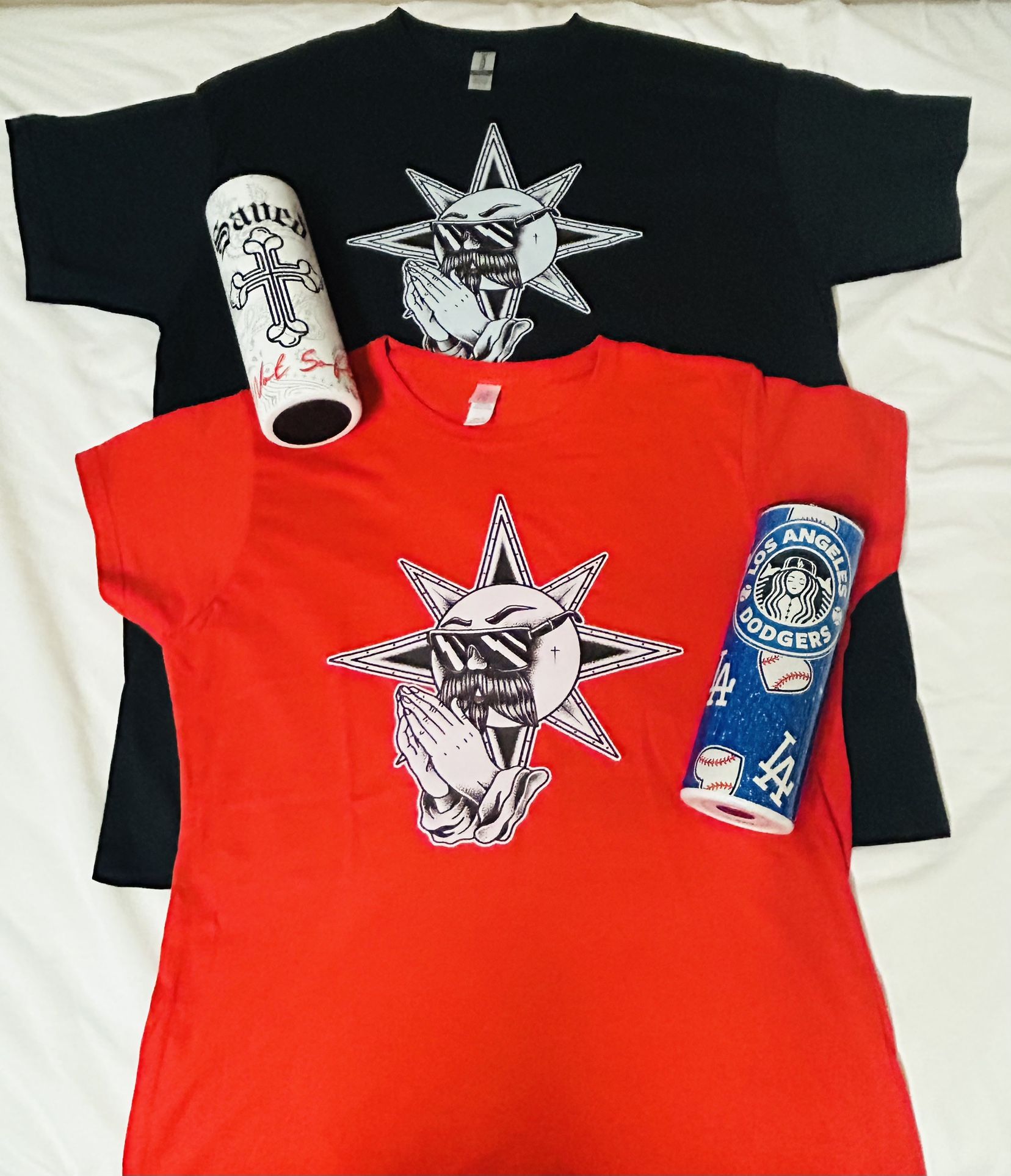 20 oz Personalized Tumbler And t-Shirt