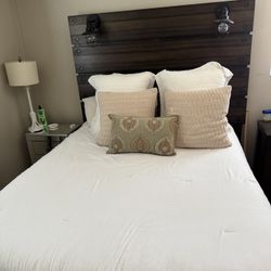 Dark Brown Queen Size Bedroom Set 