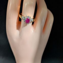 Size 9 Ruby Ring