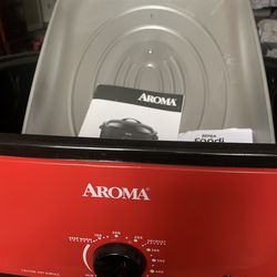 Red 18Qt Electric Roaster Oven W/High Dome Lid 8X bonded Granite :$25