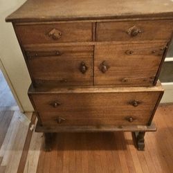 Old Wooden Dresser