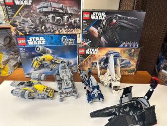 LEGO STAR WARS - 5 BUILT SETS