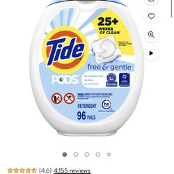 Tide Free And Gentle Laundry Pods 