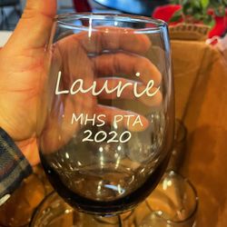 Custom wine glasses