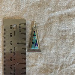 Sterling Silver and Turquoise Pendent