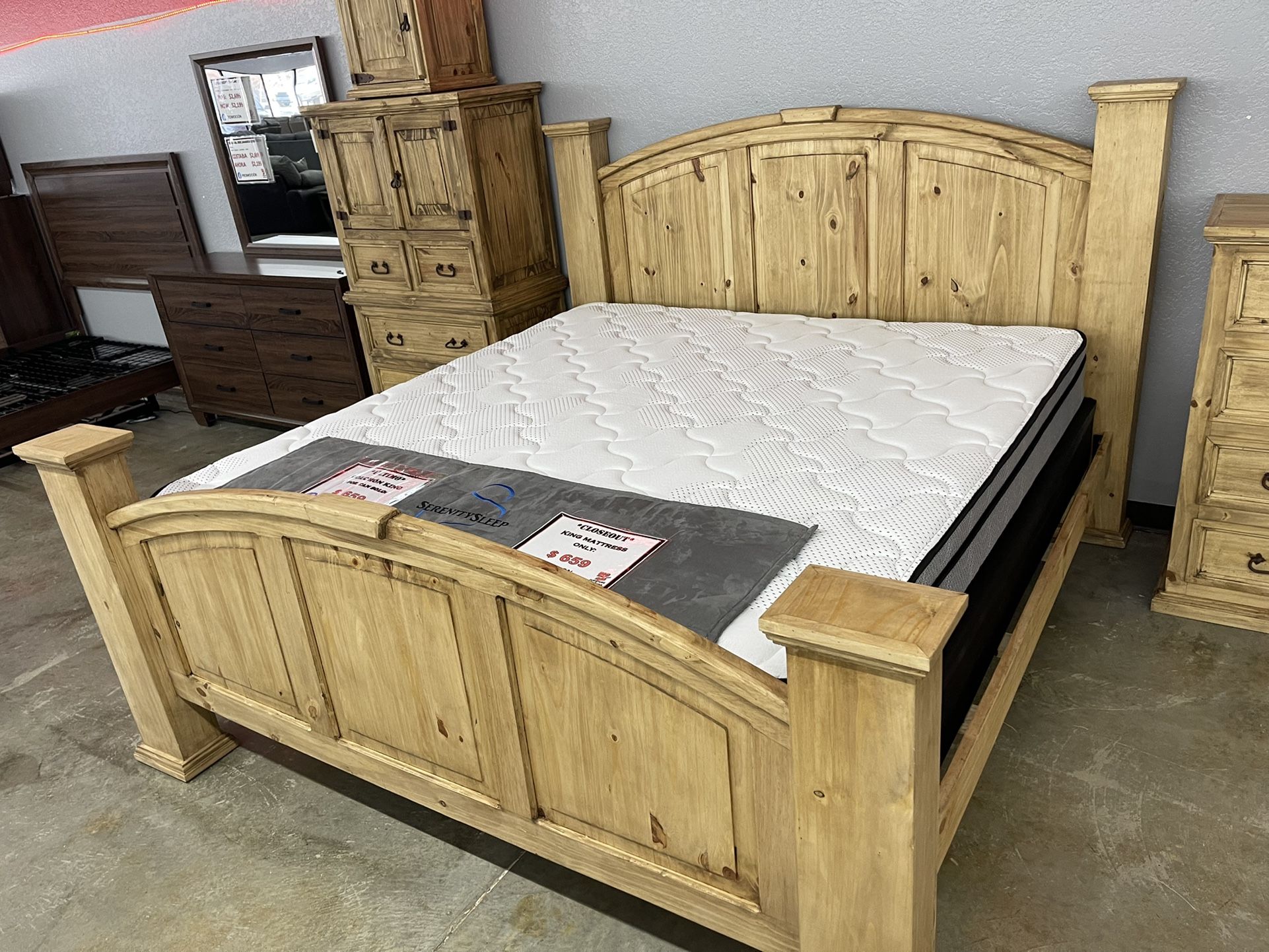Brand New King Bedroom Group Available Now 
