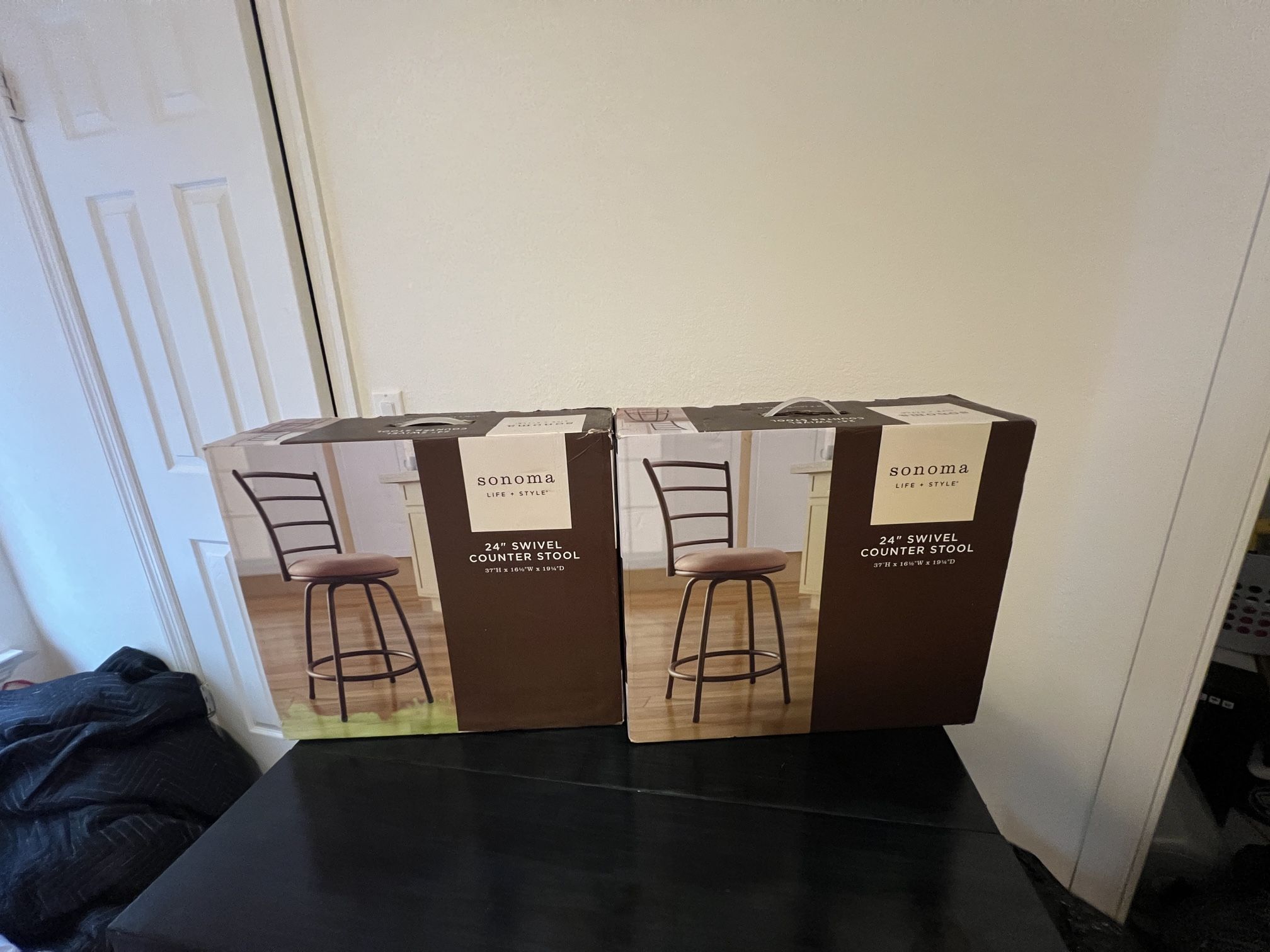 (2) 24” Barstools - Brand New