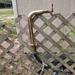 Solid brass beer tap