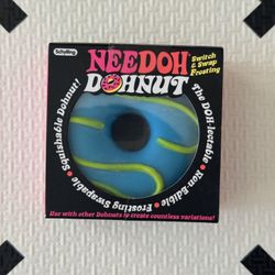 Authentic Schylling NeeDoh Dohnut (Pink/Blue Swirl) - Brand New