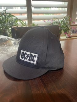 AC/DC Black Cap Hat - Petite Size (Located:92129)