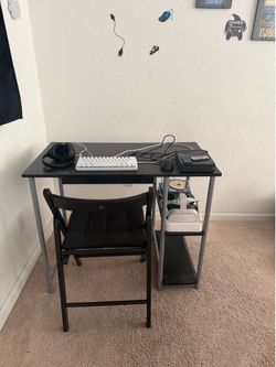 Computer Desk with Chair