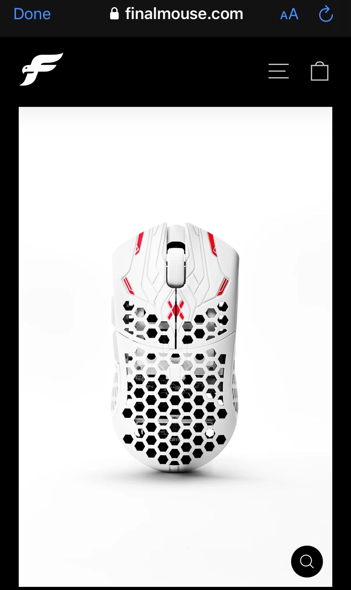 Finalmouse Aceu Size lion (medium) Gaming Mouse