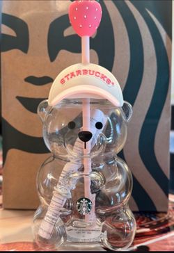 Starbucks strawberry bear cup