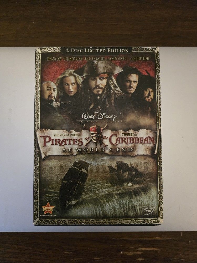 Limited Edition Pirates Of The Caribbean 3: At World's End DVD