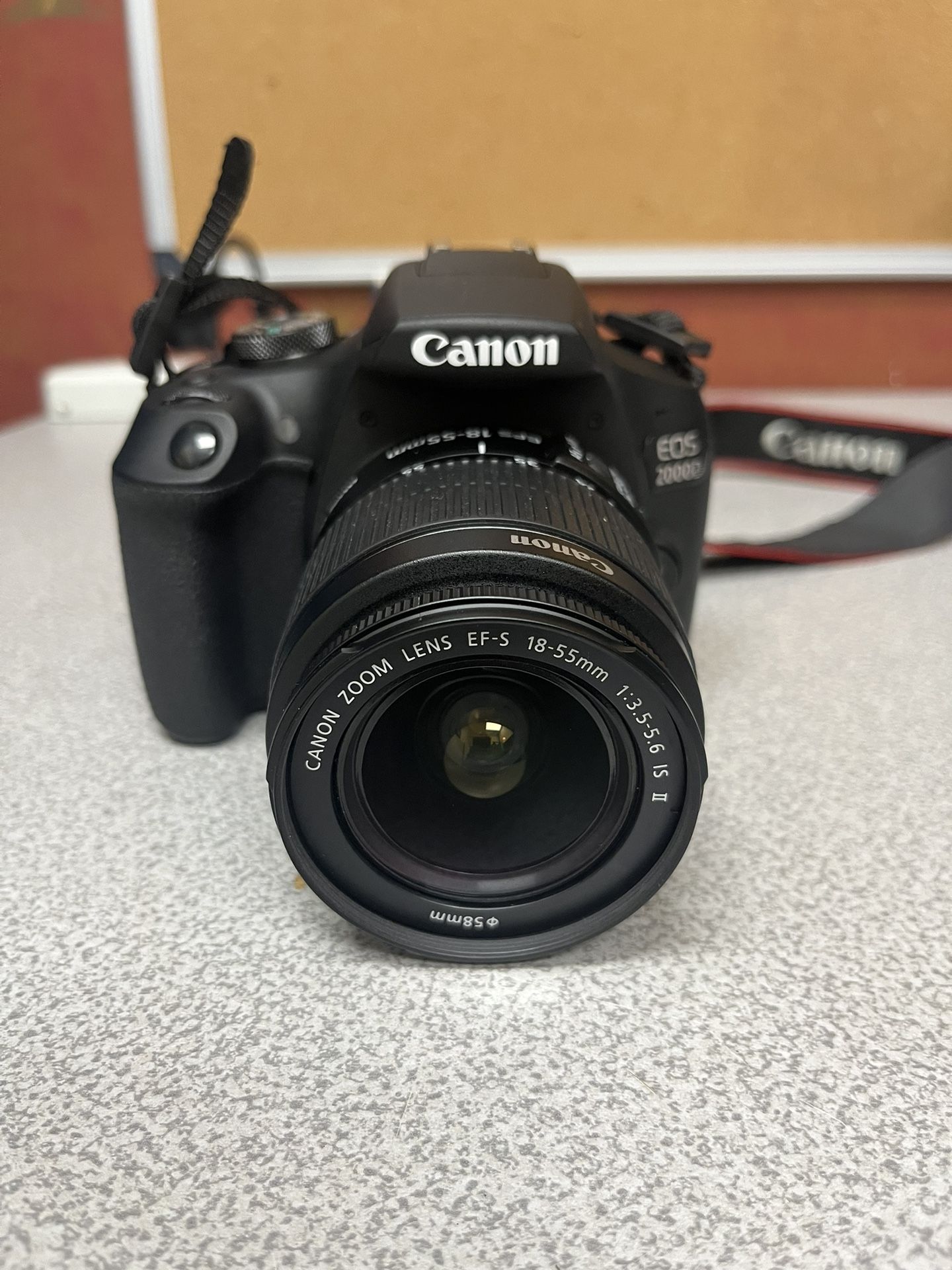 Canon EOS 2000D Camera w/EF-S 18-55mm Lens