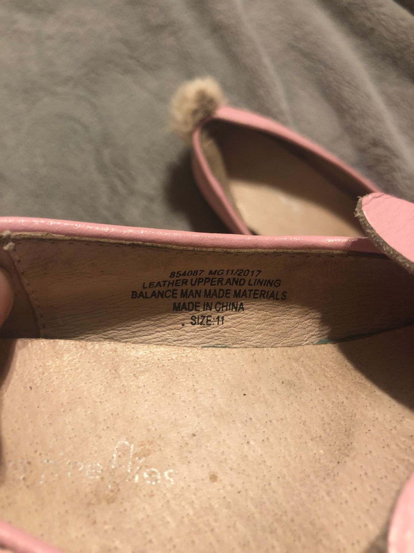 Chasing Fireflies pink bunny ballet flats