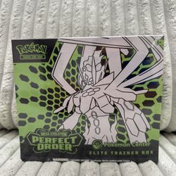 🚨🔥 POKÉMON CENTER MEGA EVOLUTION: PERFECT ORDER ELITE TRAINER BOX – ZYGARDE – FACTORY SEALED! 🔥🚨
