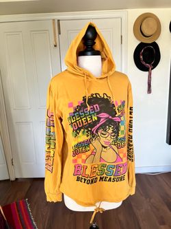 Blessed Queen Graphic Hoodie Sweatshirt