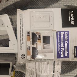 Sanus cable concealer recessed power