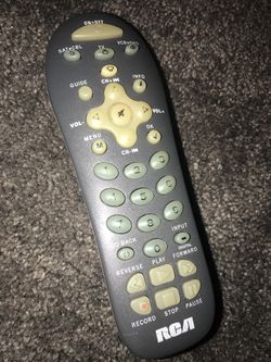 RCA RCR311BIR Three-Device Universal Remote Control Black