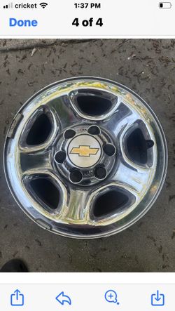 Chevy Wheels Stock 17s