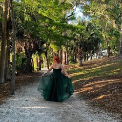 Beautiful Green Ball Gown 