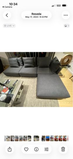 Minotti living room sectional.