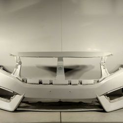 2016 2017 2018 HONDA CIVIC SEDAN FRONT BUMPER WHITE COLOR