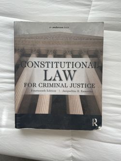 Consitutional Law for Criminal Justice 14th Edition