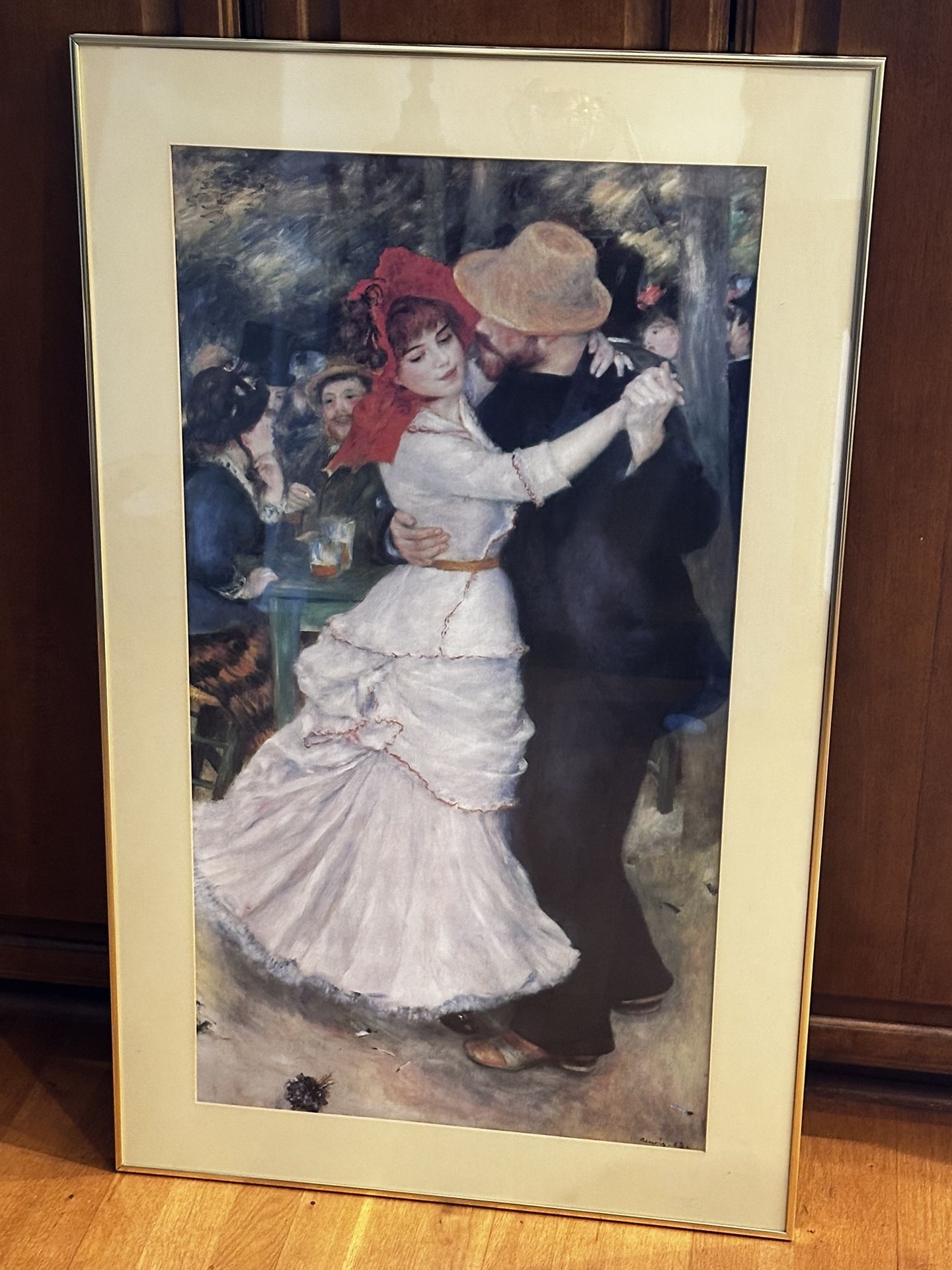 Framed Print “Dance At Bougival” by Renoir 