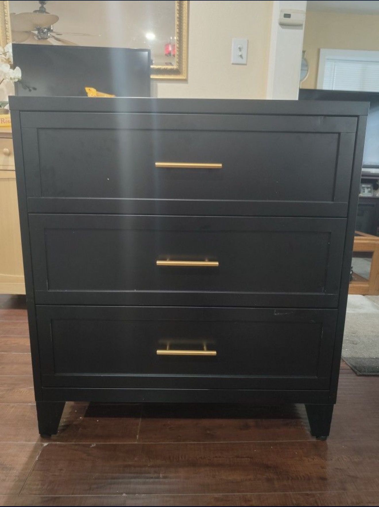 Metal Dresser For Bedroom 3 Drawers