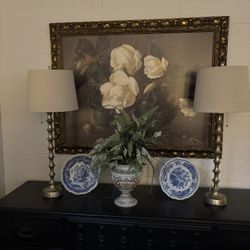 Beautiful Large Magnolia Framed Art